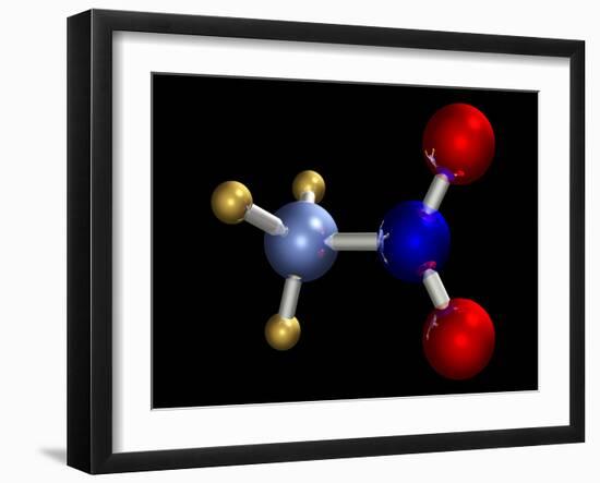 Nitromethane Molecule-Dr. Mark J.-Framed Photographic Print