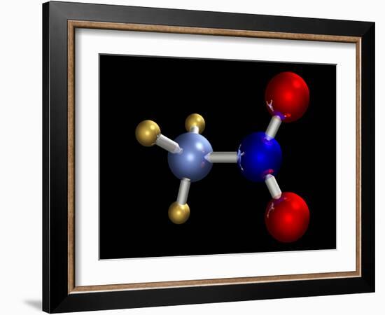 Nitromethane Molecule-Dr. Mark J.-Framed Photographic Print
