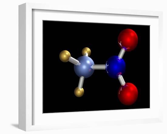 Nitromethane Molecule-Dr. Mark J.-Framed Photographic Print