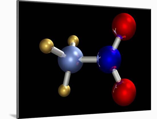 Nitromethane Molecule-Dr. Mark J.-Mounted Photographic Print