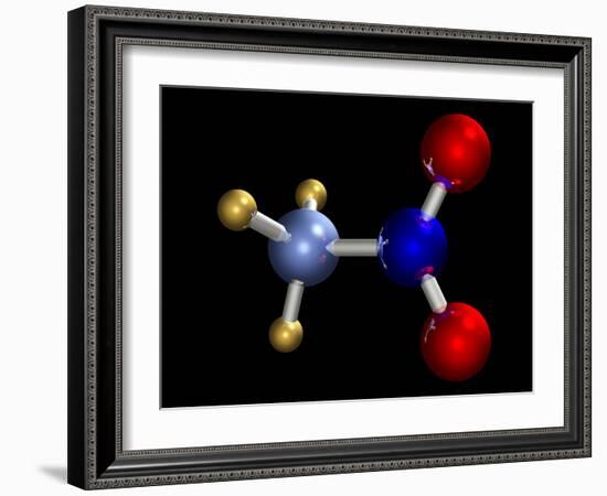 Nitromethane Molecule-Dr. Mark J.-Framed Photographic Print