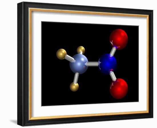 Nitromethane Molecule-Dr. Mark J.-Framed Photographic Print