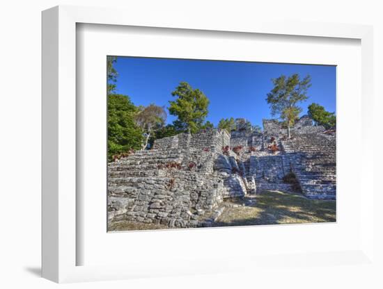 Nivel B, the Acropolis, Kinichna, Mayan Archaeological Site, Quintana Roo, Mexico, North America-Richard Maschmeyer-Framed Photographic Print