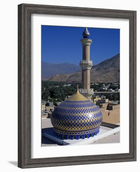 Nizwa Mosque, Nizwa, Oman, One of the Oldest and Most Famous Forts in Oman Is the One at Nizwa-Antonia Tozer-Framed Photographic Print