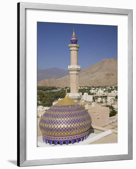 Nizwa Mosque, Western Hajar Mountains, Oman-Walter Bibikow-Framed Photographic Print