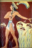 The 'Blue Bird' fresco from the House of the Frescoes, Knossos, Crete, Minoan, c1550 BC-NJ Saunders-Photographic Print