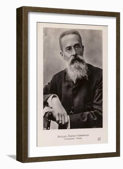 Nkolai Rimsky-Korsakov, Russian Composer-null-Framed Photographic Print