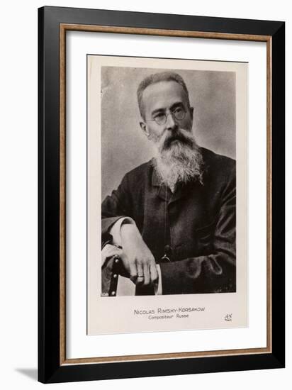 Nkolai Rimsky-Korsakov, Russian Composer-null-Framed Photographic Print