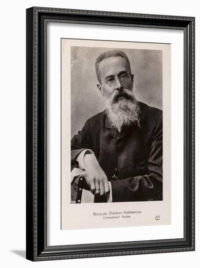 Nkolai Rimsky-Korsakov, Russian Composer-null-Framed Photographic Print