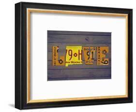 NM State Love-Design Turnpike-Framed Giclee Print