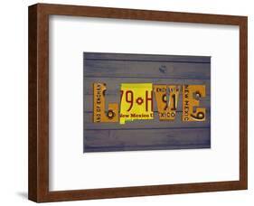 NM State Love-Design Turnpike-Framed Giclee Print