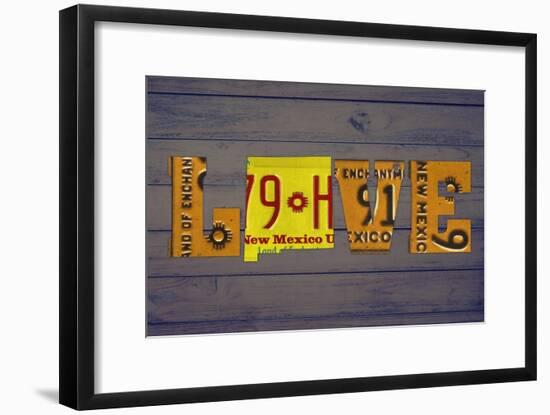 NM State Love-Design Turnpike-Framed Giclee Print