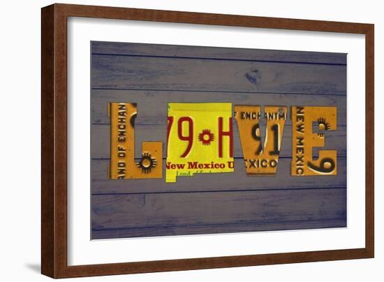 NM State Love-Design Turnpike-Framed Giclee Print