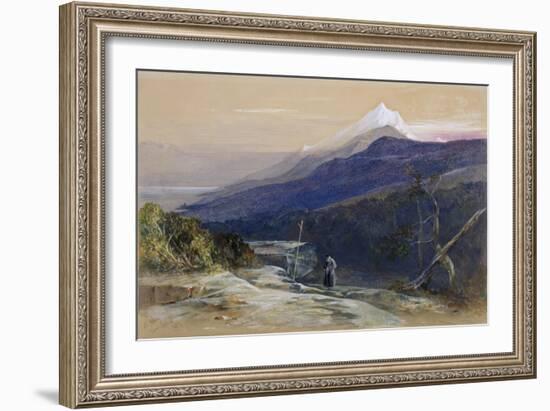 No.0950 Mount Athos, 1857-Edward Lear-Framed Giclee Print