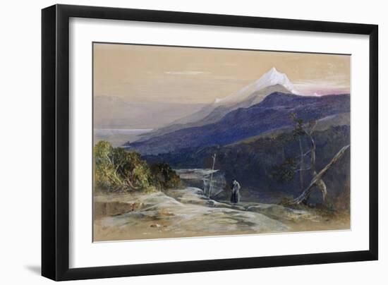 No.0950 Mount Athos, 1857-Edward Lear-Framed Giclee Print