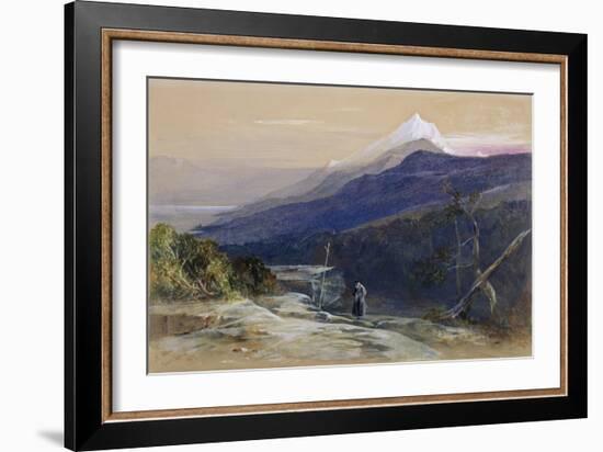 No.0950 Mount Athos, 1857-Edward Lear-Framed Giclee Print