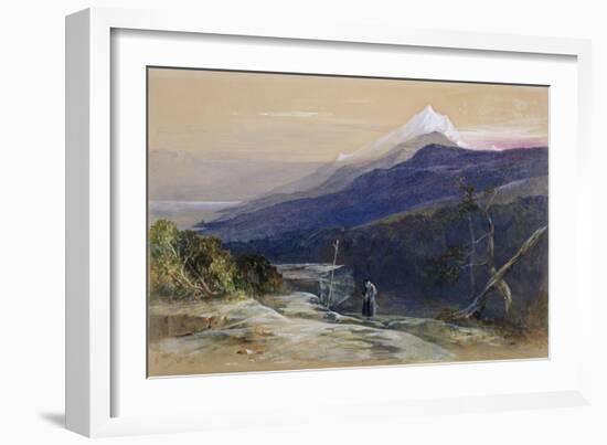 No.0950 Mount Athos, 1857-Edward Lear-Framed Giclee Print