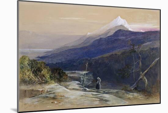 No.0950 Mount Athos, 1857-Edward Lear-Mounted Giclee Print