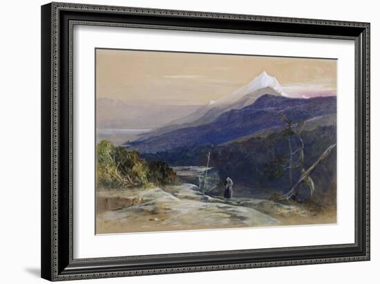 No.0950 Mount Athos, 1857-Edward Lear-Framed Giclee Print