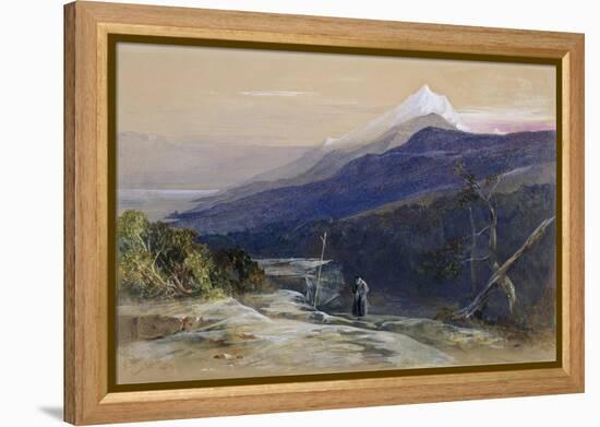 No.0950 Mount Athos, 1857-Edward Lear-Framed Premier Image Canvas