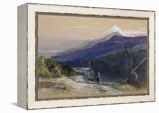 No.0950 Mount Athos, 1857-Edward Lear-Framed Premier Image Canvas