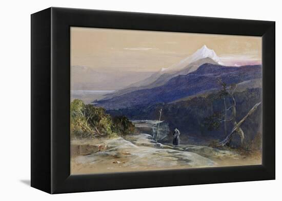 No.0950 Mount Athos, 1857-Edward Lear-Framed Premier Image Canvas