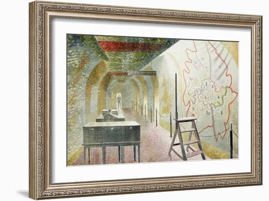 No 1 Map Corridor, 1940-Eric Ravilious-Framed Giclee Print