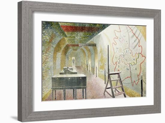 No 1 Map Corridor, 1940-Eric Ravilious-Framed Giclee Print