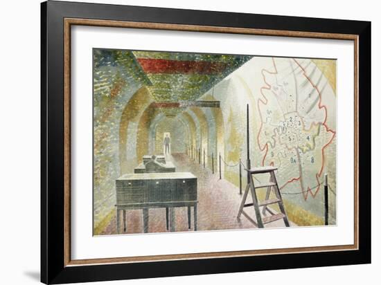 No 1 Map Corridor, 1940-Eric Ravilious-Framed Giclee Print