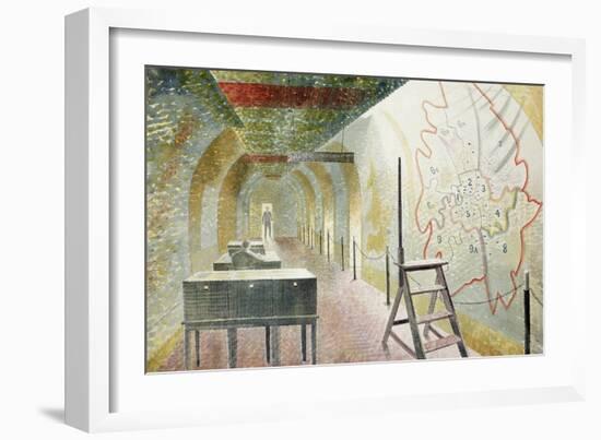 No 1 Map Corridor, 1940-Eric Ravilious-Framed Giclee Print