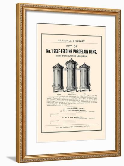 No. 1 Self-Feeding Porcelain Urns-null-Framed Art Print