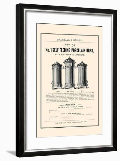 No. 1 Self-Feeding Porcelain Urns-null-Framed Art Print