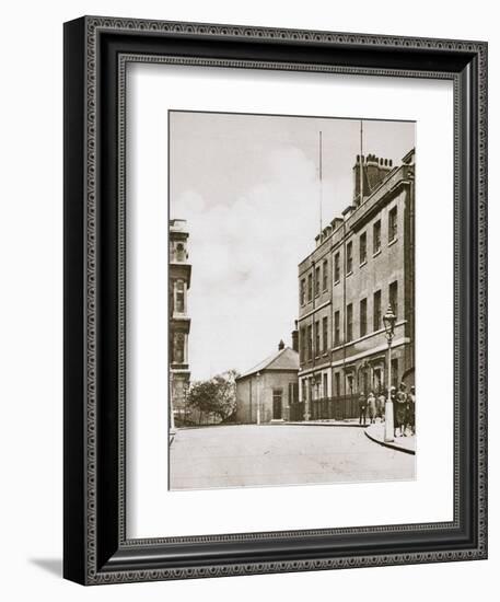 No 10 Downing Street and the Foreign Office, London, 20th century-Unknown-Framed Photographic Print