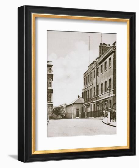 No 10 Downing Street and the Foreign Office, London, 20th century-Unknown-Framed Photographic Print