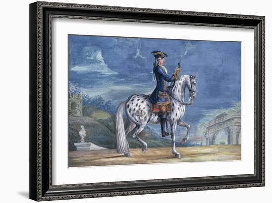 No. 11 an Appaloosa Horse of the Spanish Riding School, from the Imperial Stud in Bohemia-Baron Reis d' Eisenberg-Framed Giclee Print