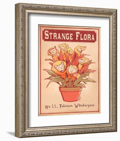 No.11 Felinium Whiskerpuss-Phil Garner-Framed Art Print