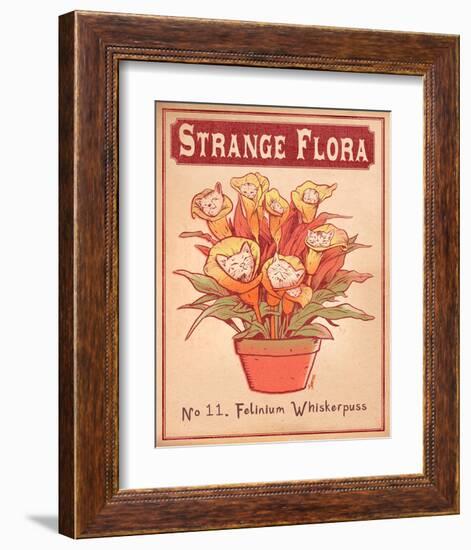 No.11 Felinium Whiskerpuss-Phil Garner-Framed Art Print