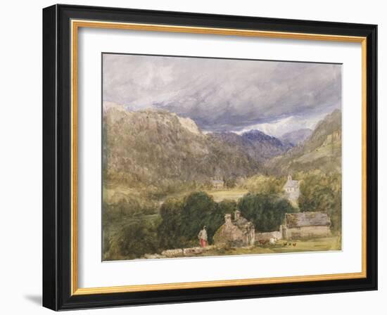 No.1273 Bettws-Y-Coed-David Cox-Framed Giclee Print