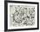 No. 14 (Gray)-Jackson Pollock-Framed Art Print