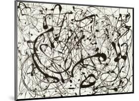 No. 14 (Gray)-Jackson Pollock-Mounted Art Print