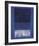 No 14. White and Greens in Blue-Mark Rothko-Framed Art Print