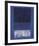 No 14. White and Greens in Blue-Mark Rothko-Framed Art Print