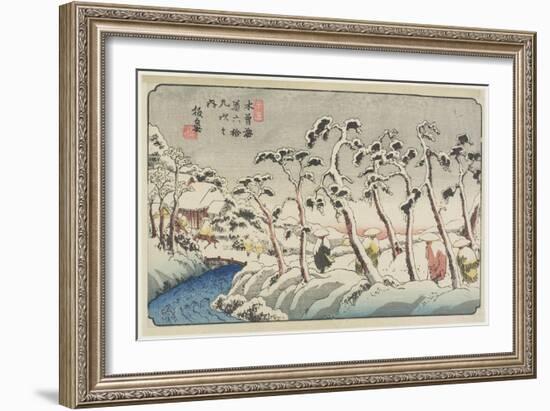 No.15 Itahana, 1830-1844-Keisai Eisen-Framed Giclee Print