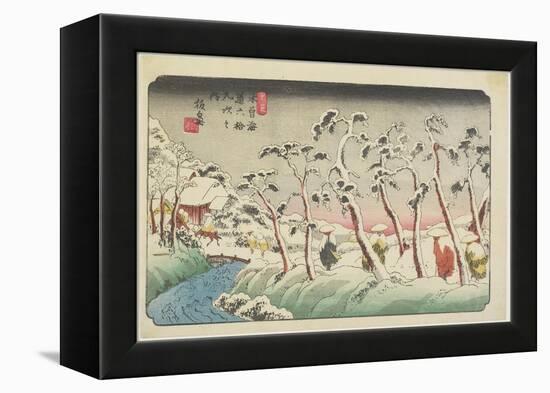 No.15 Itahana, 1830-1844-Keisai Eisen-Framed Premier Image Canvas