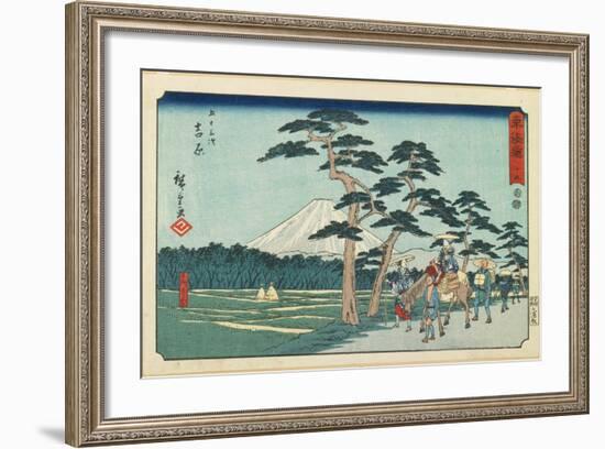 No.15 Yoshiwara, 1847-1852-Utagawa Hiroshige-Framed Giclee Print