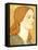 No.1575 Head of a Girl in a Green Dress (Elizabeth Siddal), 1850-65-Dante Gabriel Rossetti-Framed Premier Image Canvas