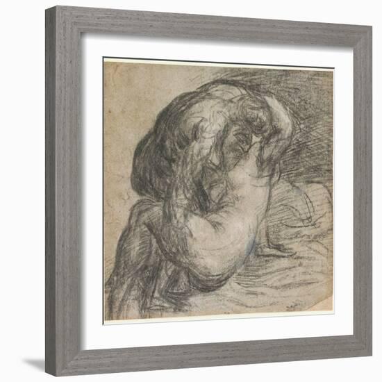 No.2256 Couple in an Embrace, or Jupiter and Io, C.1570-Titian (Tiziano Vecelli)-Framed Giclee Print