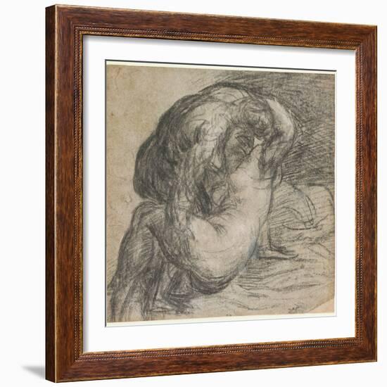 No.2256 Couple in an Embrace, or Jupiter and Io, C.1570-Titian (Tiziano Vecelli)-Framed Giclee Print