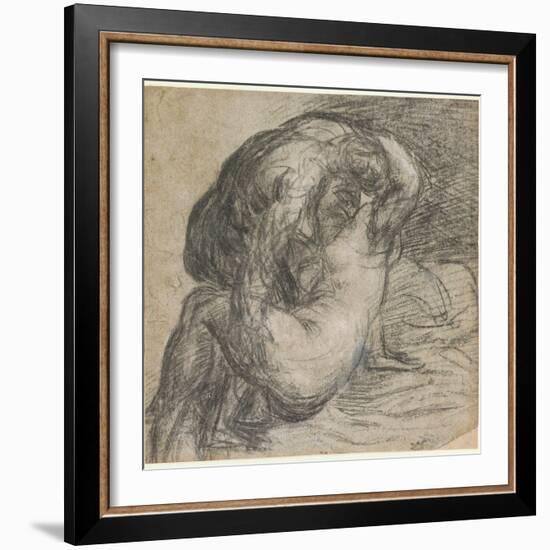 No.2256 Couple in an Embrace, or Jupiter and Io, C.1570-Titian (Tiziano Vecelli)-Framed Giclee Print