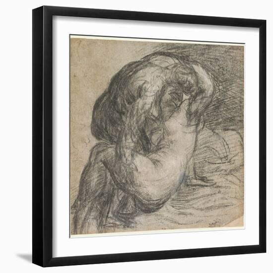 No.2256 Couple in an Embrace, or Jupiter and Io, C.1570-Titian (Tiziano Vecelli)-Framed Giclee Print